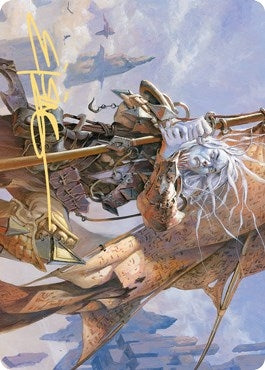 Image for Sea Gate Banneret Art Card (Gold-Stamped Signature) (43) [Art Series: Zendikar Rising]