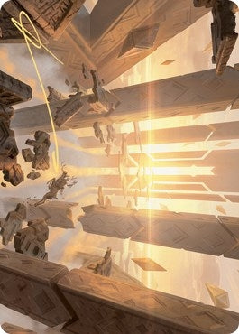 Image for Skyclave Basilica Art Card (Gold-Stamped Signature) (44) [Art Series: Zendikar Rising]