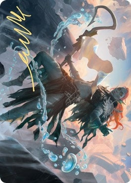 Image for Expedition Diviner Art Card (Gold-Stamped Signature) (47) [Art Series: Zendikar Rising]