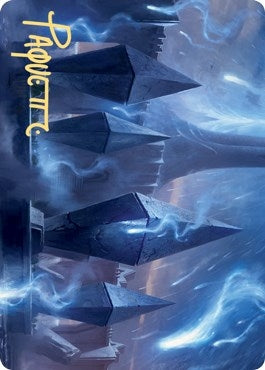 Image for Sea Gate Restoration Art Card (Gold-Stamped Signature) (49) [Art Series: Zendikar Rising]