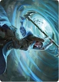 Image for Sea Gate Stormcaller Art Card (50) [Art Series: Zendikar Rising]