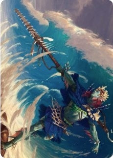Image for Tazeem Roilmage Art Card (51) [Art Series: Zendikar Rising]