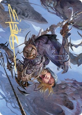 Image for Blackbloom Rogue Art Card (Gold-Stamped Signature) (53) [Art Series: Zendikar Rising]