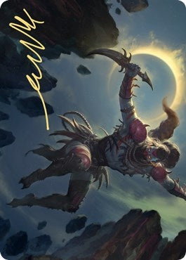Image for Nighthawk Scavenger Art Card (Gold-Stamped Signature) (58) [Art Series: Zendikar Rising]