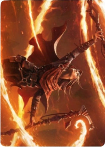 Image for Magmatic Channeler Art Card (65) [Art Series: Zendikar Rising]