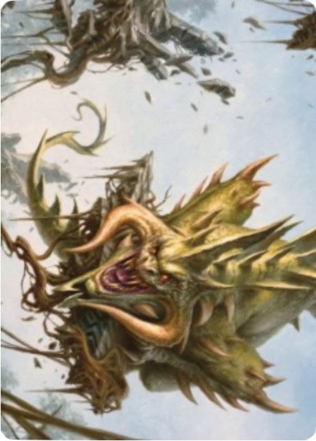 Canopy Baloth Art Card (70) [Art Series: Zendikar Rising]