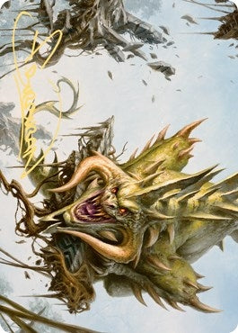 Image for Canopy Baloth Art Card (Gold-Stamped Signature) (70) [Art Series: Zendikar Rising]