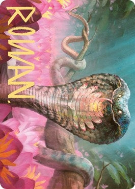 Image for Lotus Cobra Art Card (Gold-Stamped Signature) (71) [Art Series: Zendikar Rising]