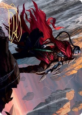 Image for Anowon, the Ruin Thief Art Card (Gold-Stamped Signature) (75) [Art Series: Zendikar Rising]