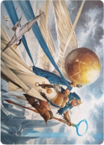 Image for Linvala, Shield of Sea Gate Art Card (77) [Art Series: Zendikar Rising]