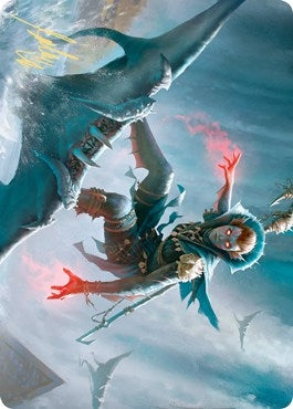 Image for Umara Mystic Art Card (Gold-Stamped Signature) (80) [Art Series: Zendikar Rising]