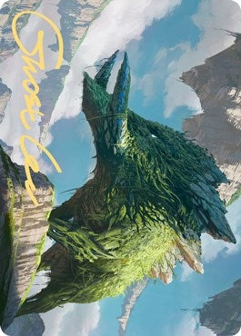 Image for Yasharn, Implacable Earth Art Card (Gold-Stamped Signature) (81) [Art Series: Zendikar Rising]