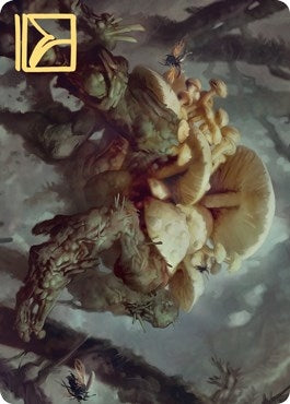 Image for Swarm Shambler Art Card (Gold-Stamped Signature) (73) [Art Series: Zendikar Rising]