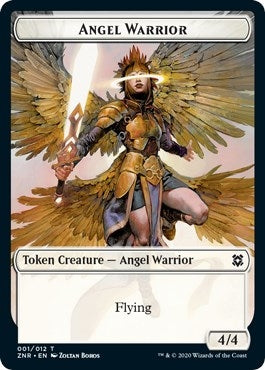 Image for Angel Warrior // Construct Double-sided Token [Zendikar Rising]