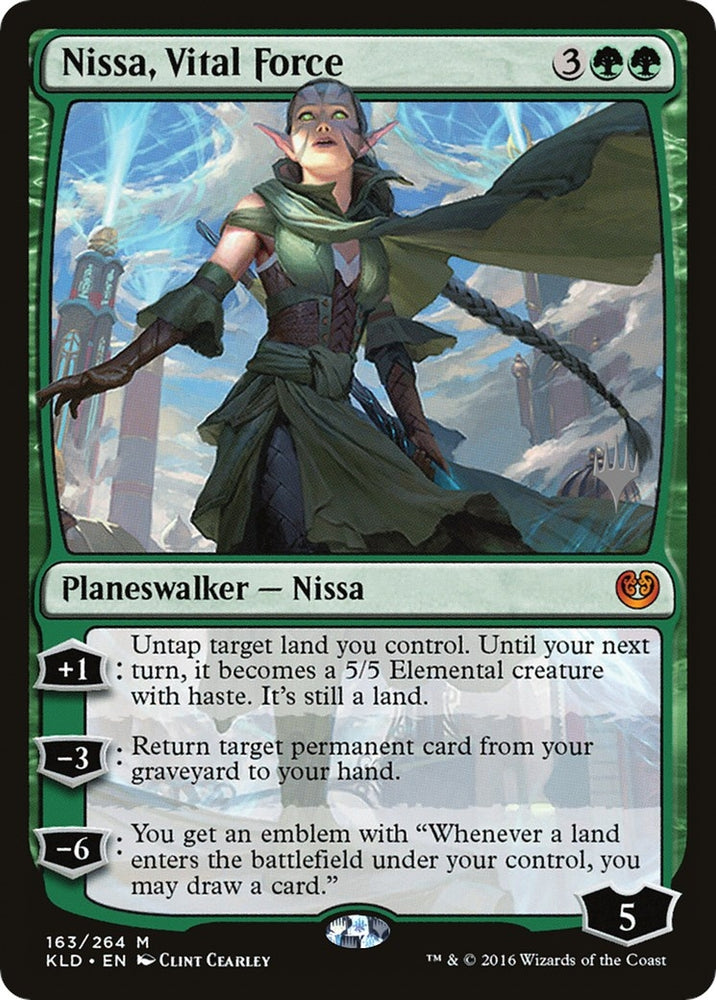 Image for Nissa, Vital Force (163) [Promo Pack: Zendikar Rising]