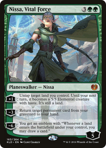 Image for Nissa, Vital Force (163) [Promo Pack: Zendikar Rising]