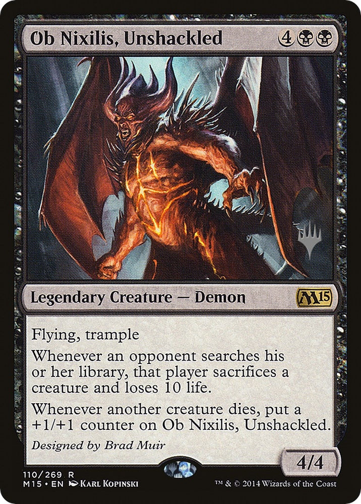 Image for Ob Nixilis, Unshackled (110) [Promo Pack: Zendikar Rising]