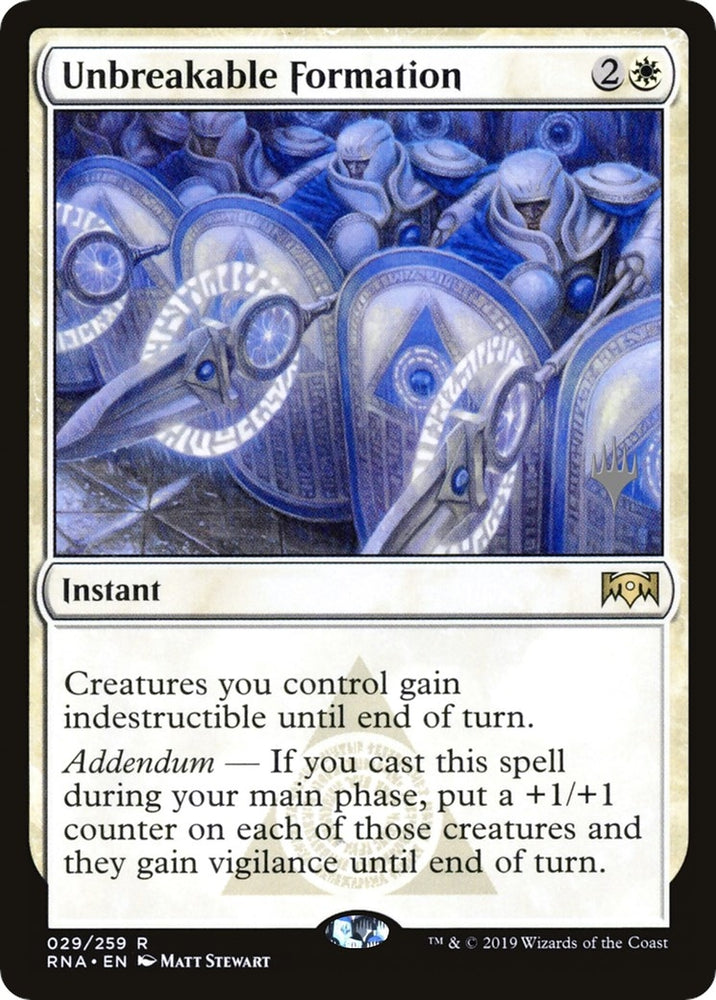 Image for Unbreakable Formation (29) [Promo Pack: Zendikar Rising]