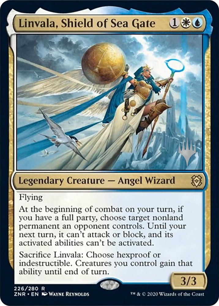 Image for Linvala, Shield of Sea Gate (226) [Promo Pack: Zendikar Rising]