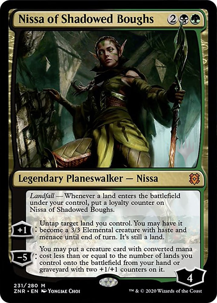 Image for Nissa of Shadowed Boughs (231) [Promo Pack: Zendikar Rising]