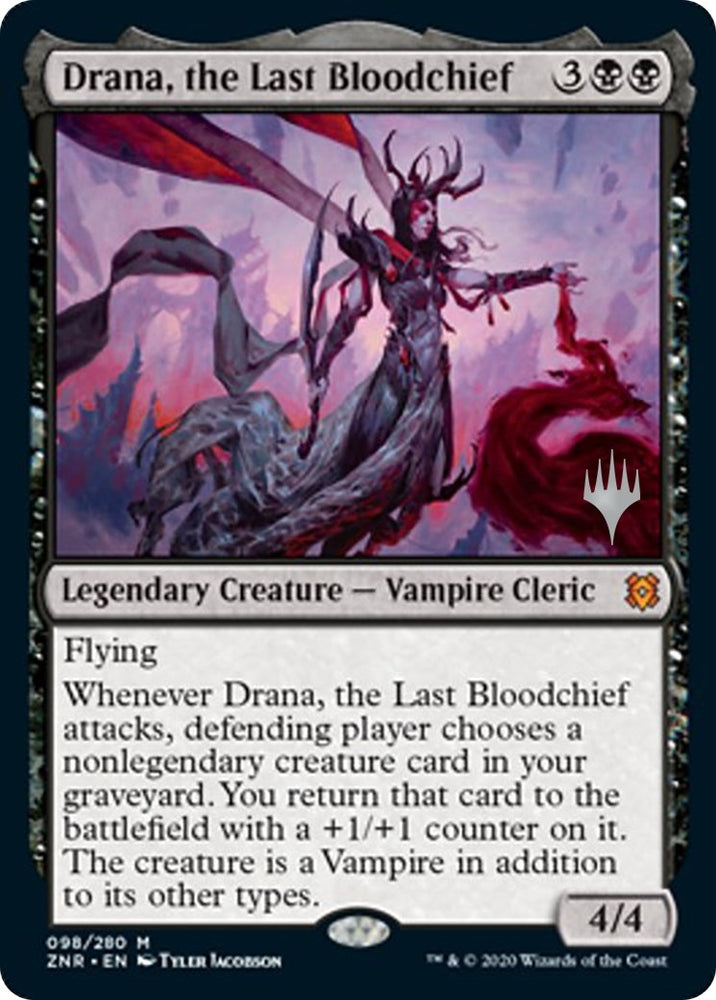 Image for Drana, the Last Bloodchief (98) [Promo Pack: Zendikar Rising]