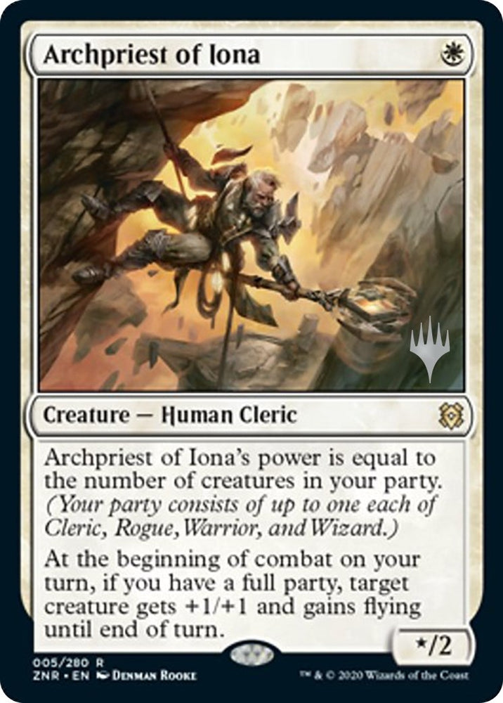 Image for Archpriest of Iona (5) [Promo Pack: Zendikar Rising]