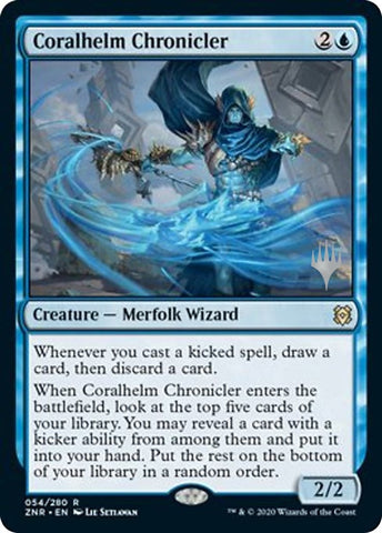 Image for Coralhelm Chronicler (54) [Promo Pack: Zendikar Rising]