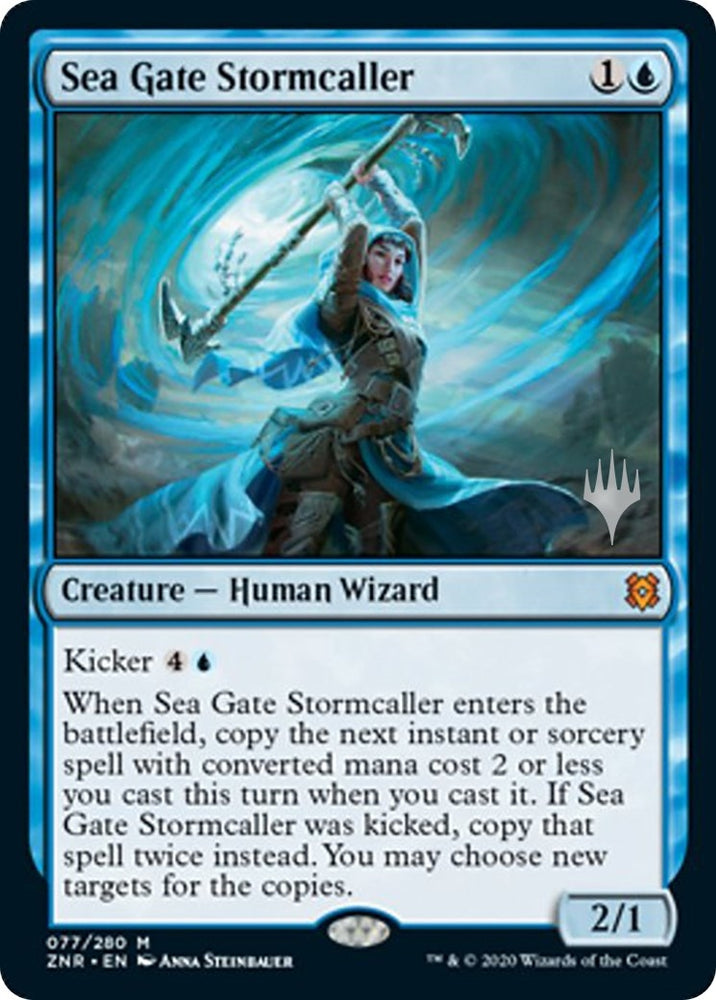 Image for Sea Gate Stormcaller (77) [Promo Pack: Zendikar Rising]