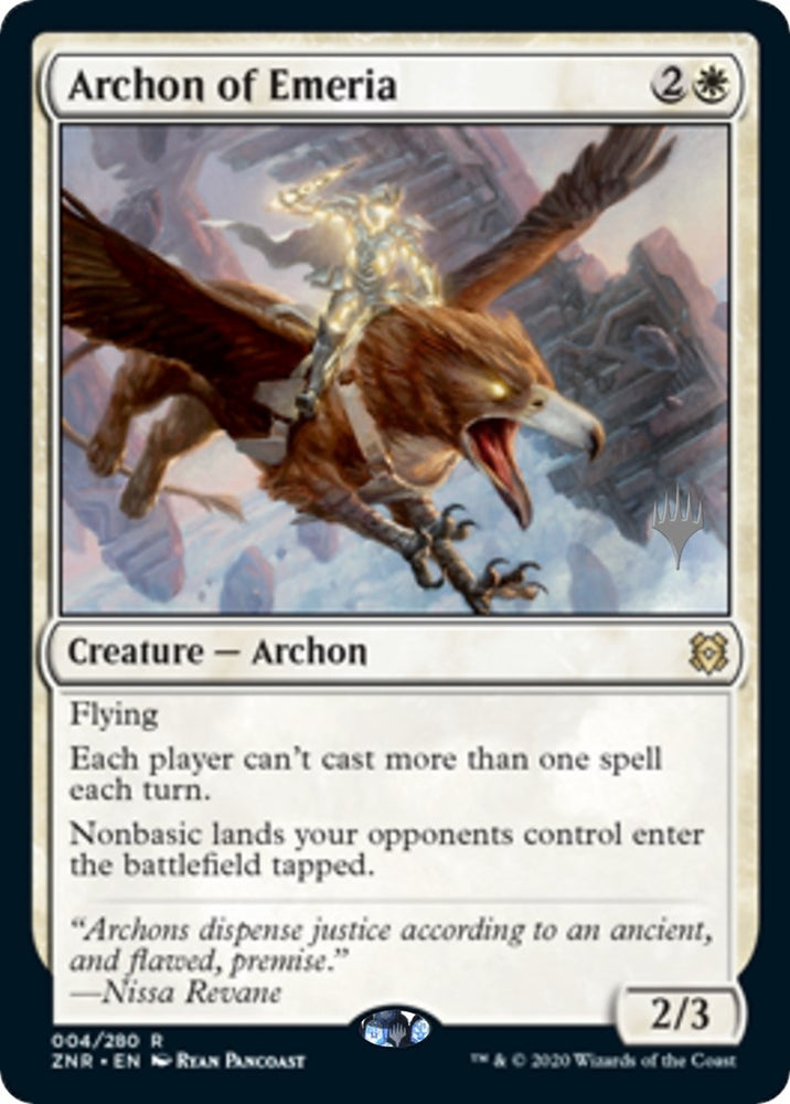 Image for Archon of Emeria (4) [Promo Pack: Zendikar Rising]