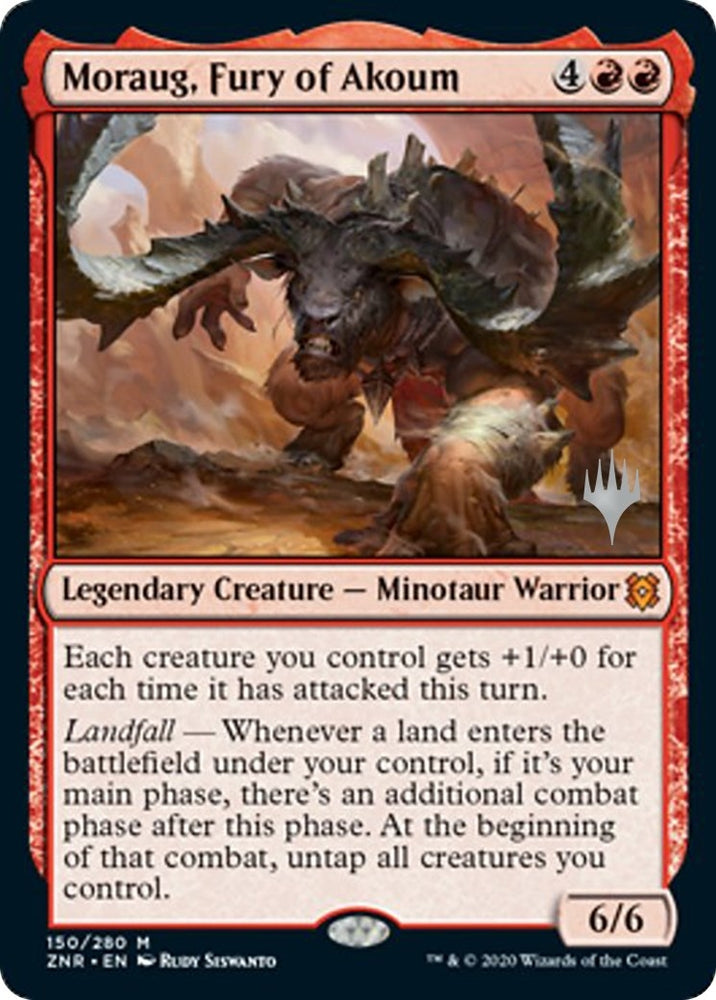 Image for Moraug, Fury of Akoum (150) [Promo Pack: Zendikar Rising]