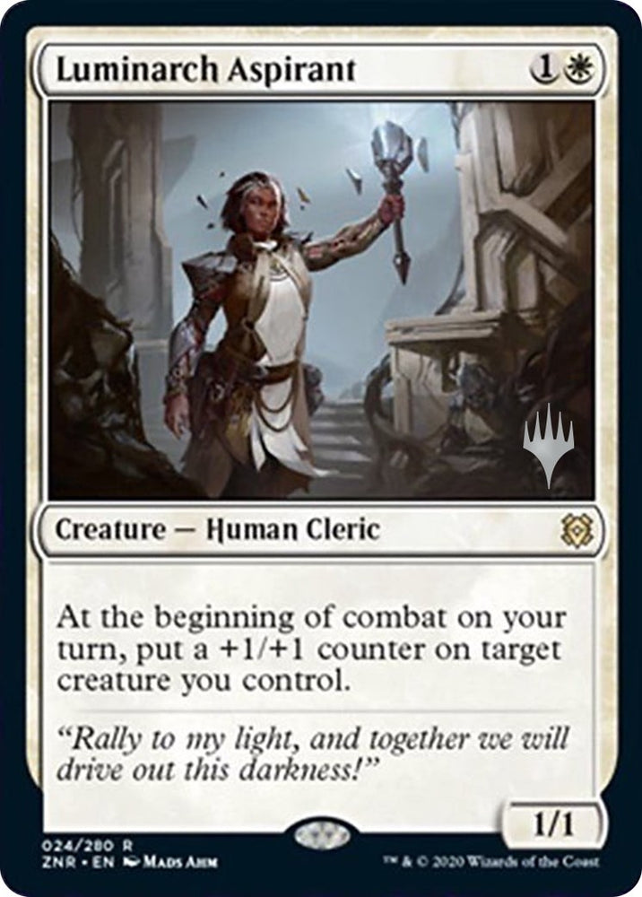 Image for Luminarch Aspirant (24) [Promo Pack: Zendikar Rising]