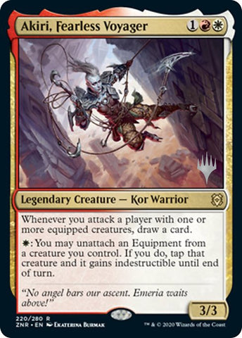 Image for Akiri, Fearless Voyager (220) [Promo Pack: Zendikar Rising]