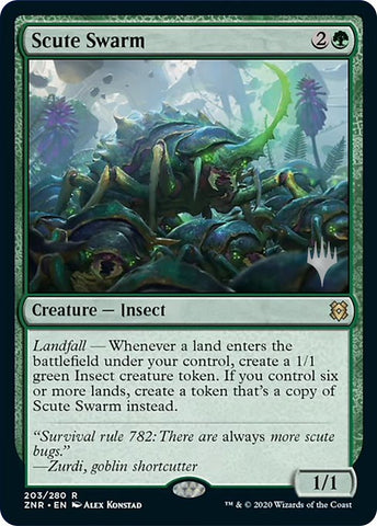 Image for Scute Swarm (203) [Promo Pack: Zendikar Rising]
