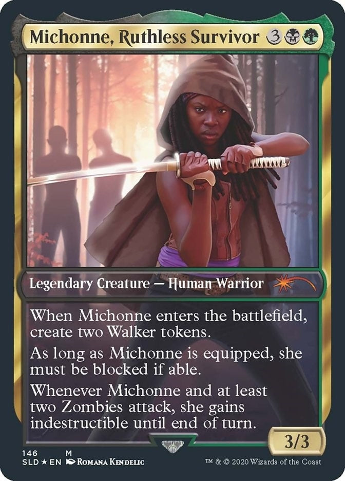 Image for Michonne, Ruthless Survivor (146) [Secret Lair Drop Series]