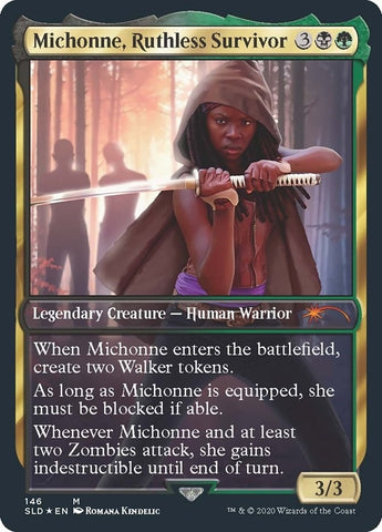Image for Michonne, Ruthless Survivor (146) [Secret Lair Drop Series]