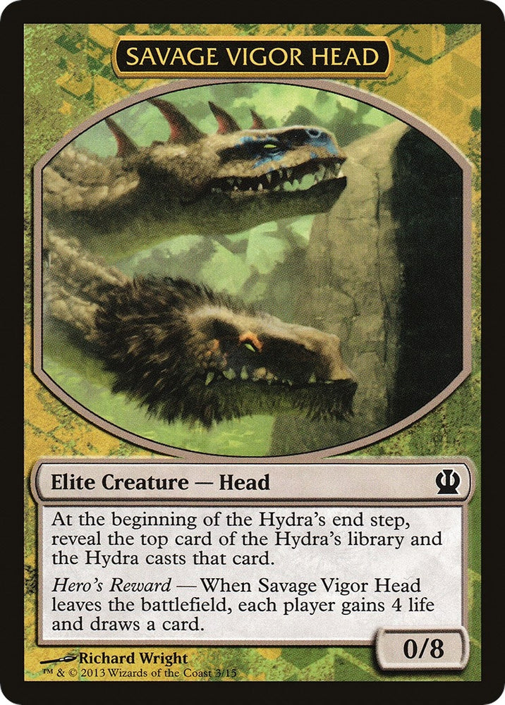 Image for Savage Vigor Head (3) - Magic: The Gathering