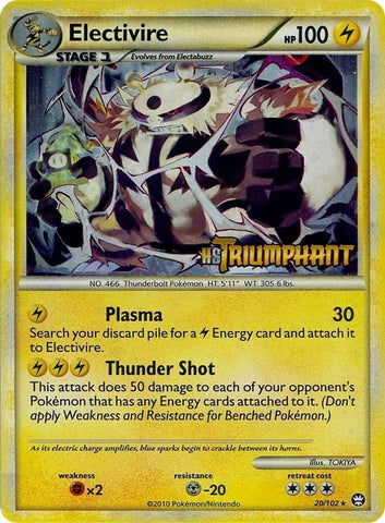 Image for Electivire (20/102) [HGSS Promos]