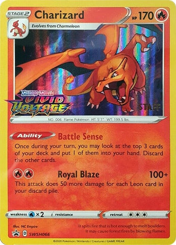 Image for Charizard - SWSH066 (Prerelease) [Staff] (SWSH066) [SWSH: Sword & Shield Promo Cards]