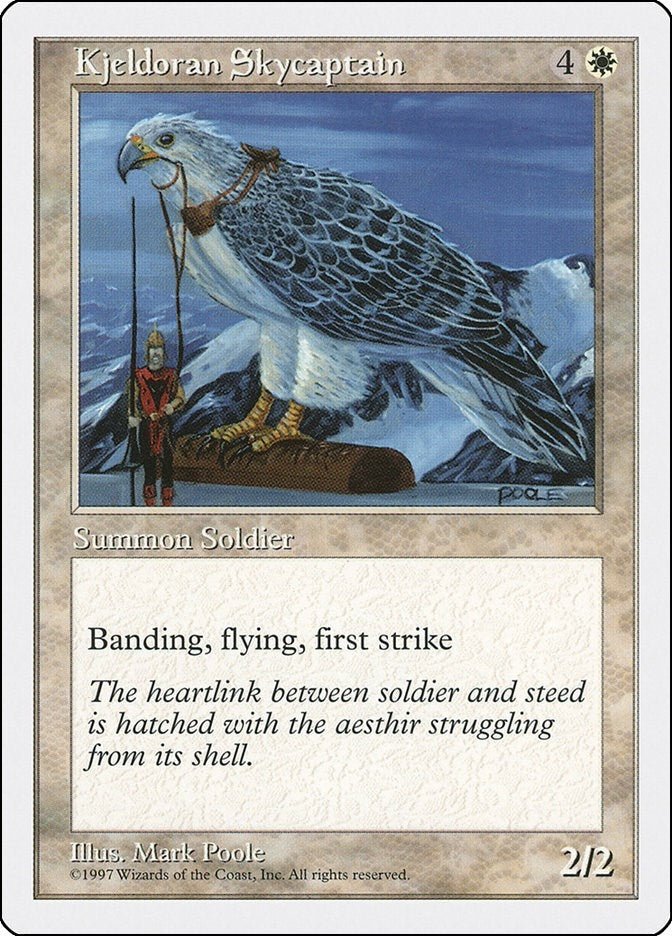Image for Kjeldoran Skycaptain [Fifth Edition]