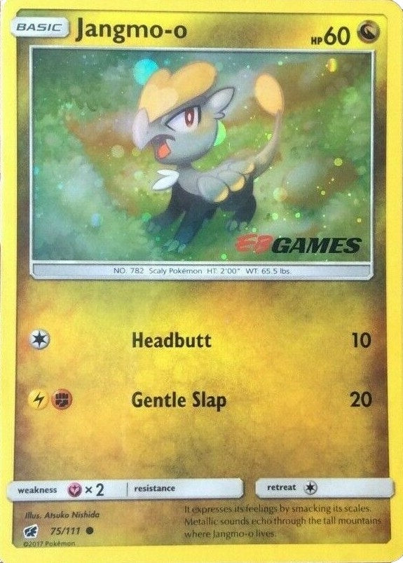 Jangmo-o - 75/111 (Cosmos Holo) (EB Games Promo) (075/111) (Miscellaneous Cards & Products)
