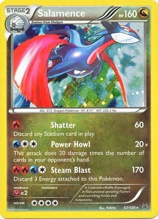 Image for Salamence (057/108) [Blister Exclusives]