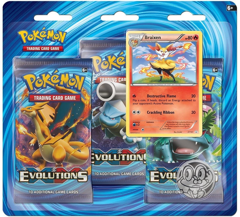 Image for XY - Evolutions 3 Pack Blister [Braixen] [XY - Evolutions]