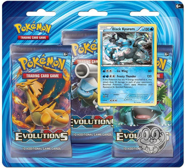 Image for XY - Evolutions 3 Pack Blister [Black Kyurem] [XY - Evolutions]