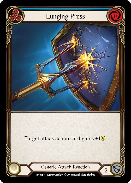 Image for Lunging Press (IRA011) (Welcome Deck: Ira) - Flesh and Blood TCG