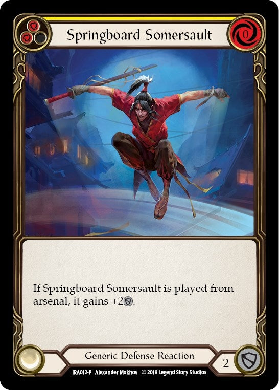 Image for Springboard Somersault (IRA012) (Welcome Deck: Ira) - Flesh and Blood TCG