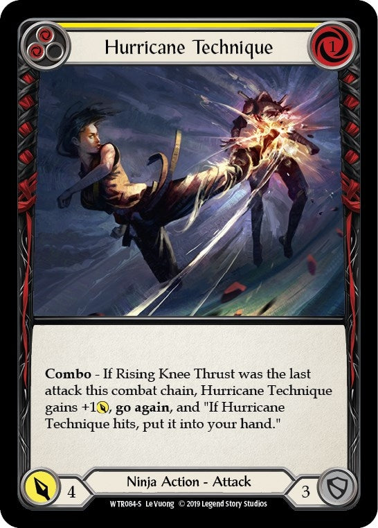 Image for Hurricane Technique (WTR084) (Welcome to Rathe) - Flesh and Blood TCG