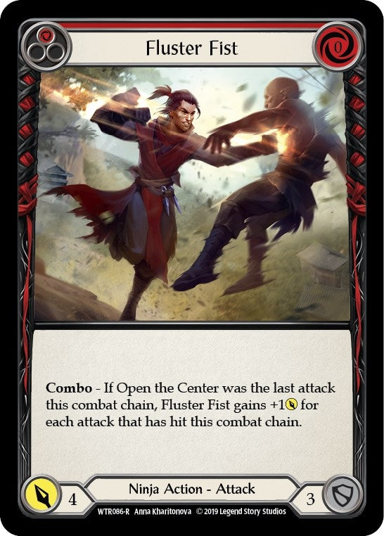 Image for Fluster Fist (Red) (WTR086) (Welcome to Rathe) - Flesh and Blood TCG