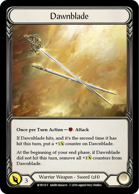 Image for Dawnblade // Quicken (WTR115 // WTR225) (Welcome to Rathe) - Flesh and Blood TCG