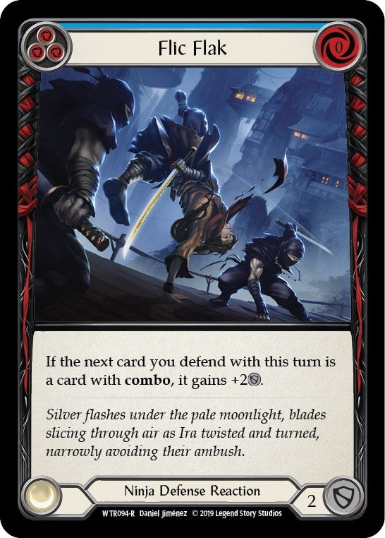 Image for Flic Flak (Blue) (WTR094) (Welcome to Rathe) - Flesh and Blood TCG