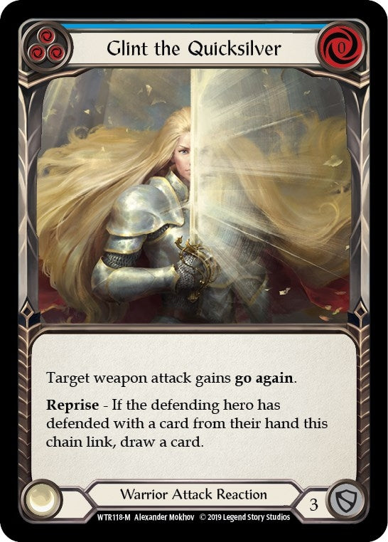 Image for Glint the Quicksilver (WTR118) (Welcome to Rathe) - Flesh and Blood TCG